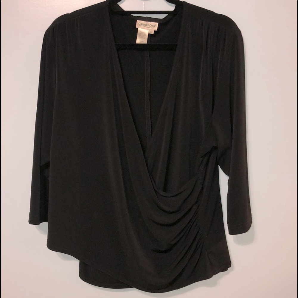 Vintage Coldwater creek black top size 2X